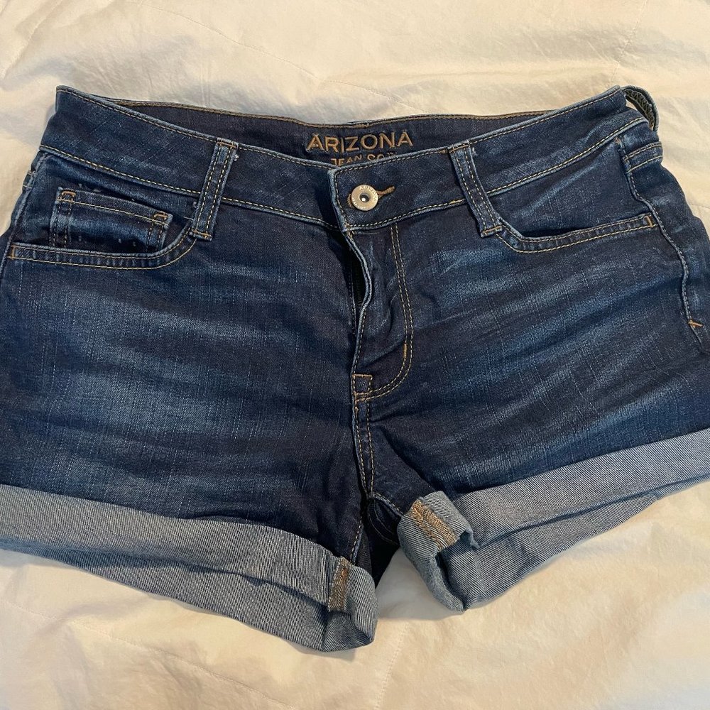 Arizona Jean Shorts Cuffed - like new - Dark Denim